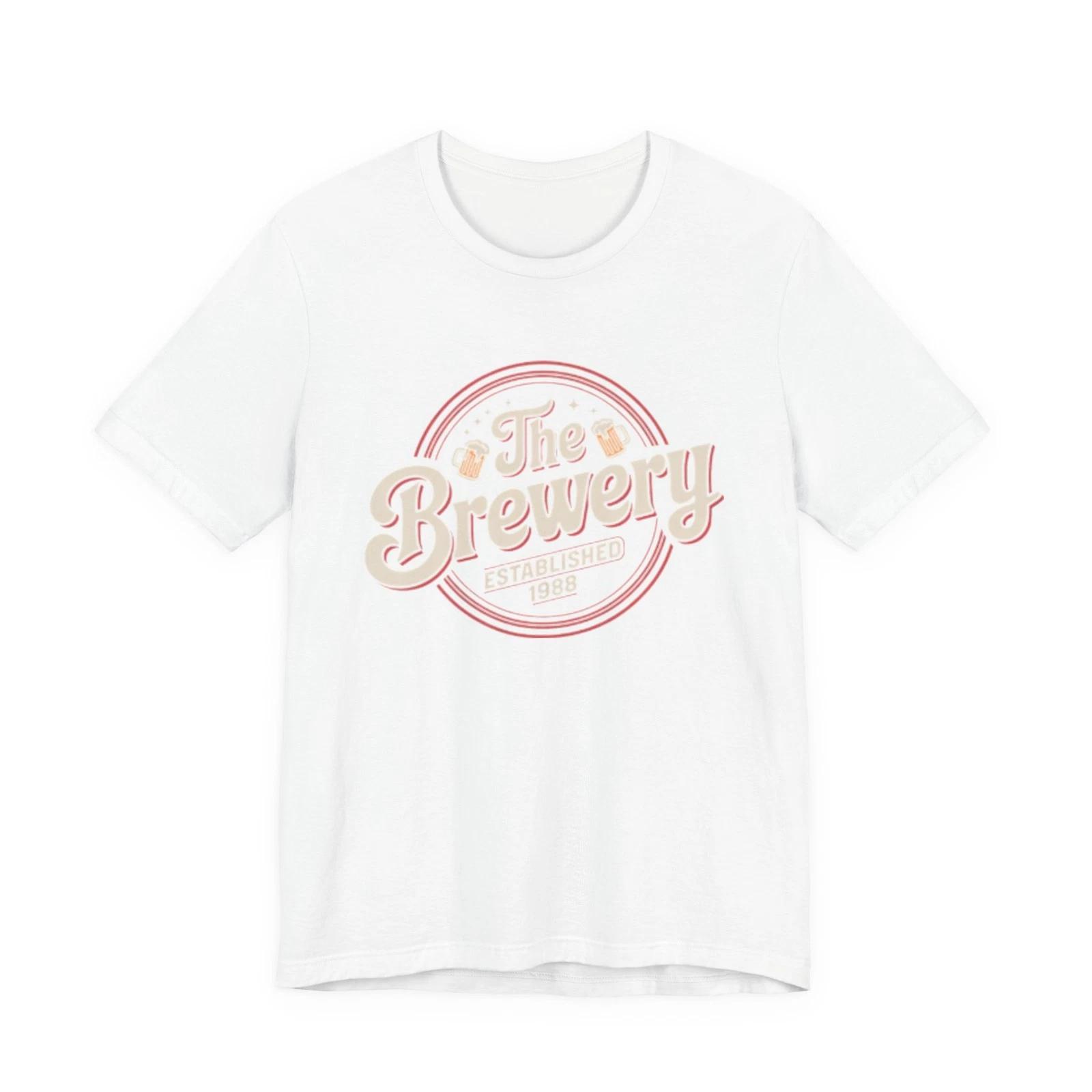 The Brewery Retro Summer Fourth of July T-Shirt | Vintage Circle Brewery Tee M