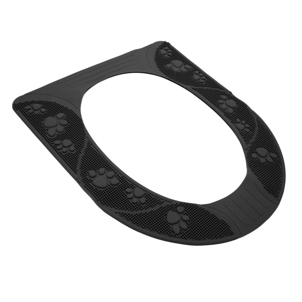 Four Season Universal Toilet Seat Cover Washable Silicone Non Slip Toilet Seat Cover Pad