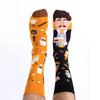 AB New Fashion Socks for Men and Women Colorful Cartoon Animal Cotton Sock Hip Hop Funny Plant Mushroom Bird Stocking