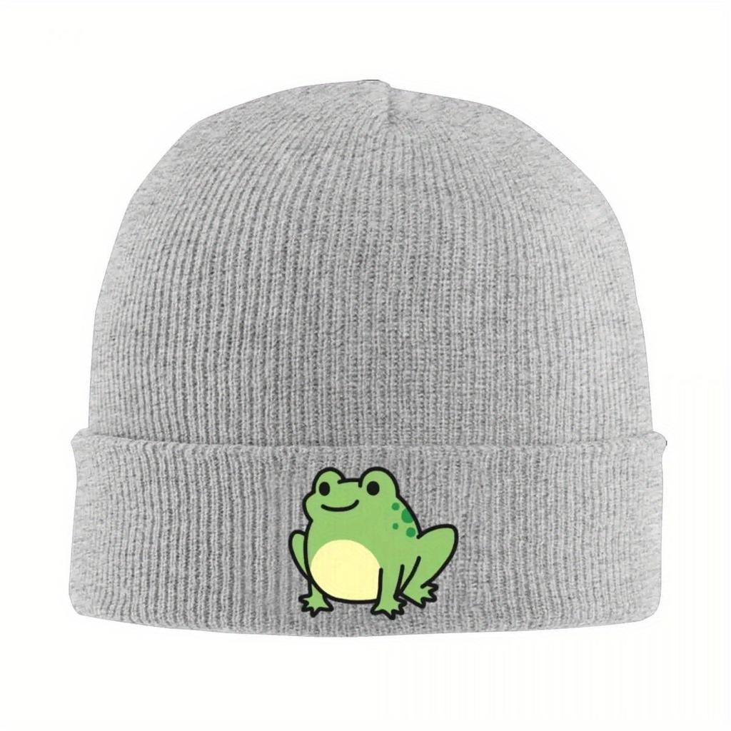 Frosch Warme Strickmütze Hip Hop Mütze Herbst Winter Outdoor Beanie Hüte für Männer Frauen Erwachsene