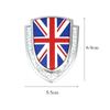3D Metall Autoaufkleber Italien Frankreich Deutschland England Amerika Flagge Emblem Abzeichen Aufkleber