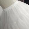 A-line Petticoat Crinoline Short Slips Wedding Accessories  Tutu Skirt 50s Vintage White Underskirt Multi Layers