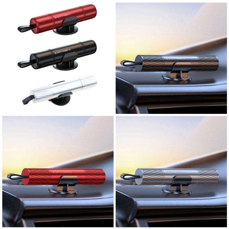 Safety Hammer Multifunctional Rescuing Hammer Car Hammer with Belt Cutter Vehicle Escape Tool Car Window Breaker