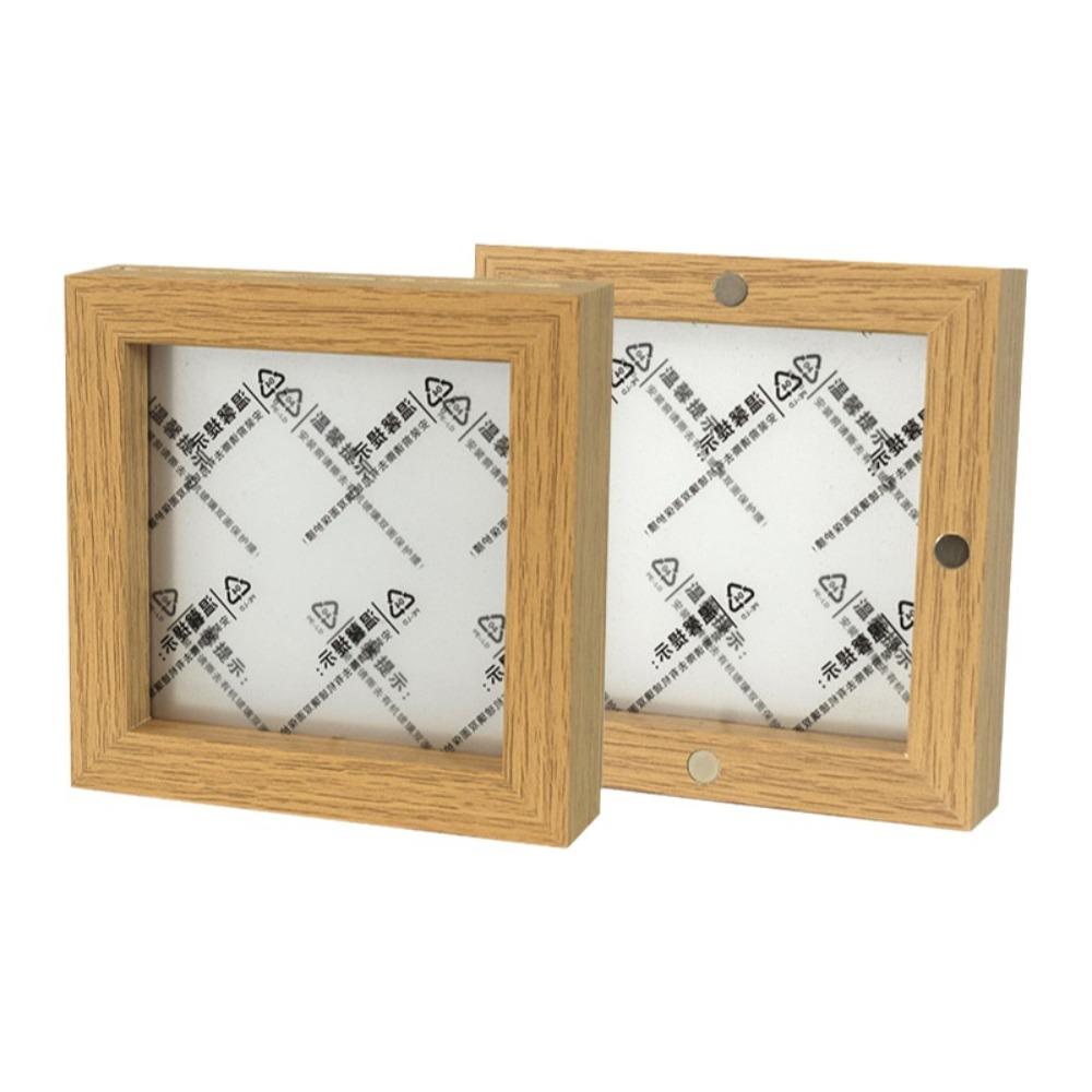 5PCS Square Magnetic Photo Frame Decorative Fridge Magnet Mini Picture Frames  Room Decoration