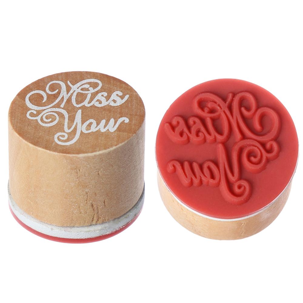 1PC Vintage Wooden Rubber Stamps Grass Plants Stamp DIY Scrapbooking Standard Stamp Home Sewing Crafts Decoration 2.5x6.5cm