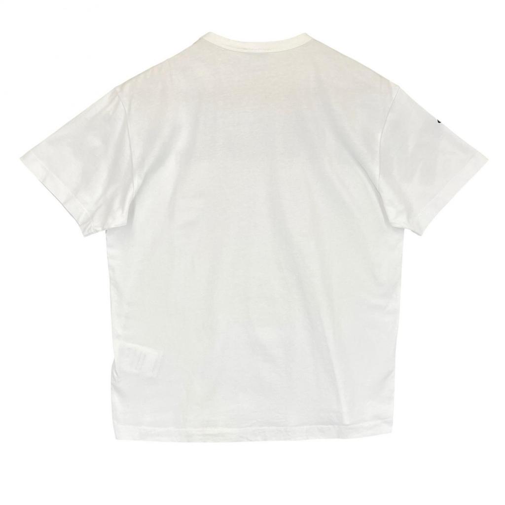 MONCLER S MENS Short sleeve T-shirt White  Model F10918C70410 8390T
