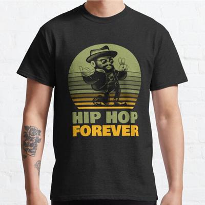 Plus Size S-3XL Hip Hop Forever Printed T-shirt Men's Tops Fashion Clothes Tees