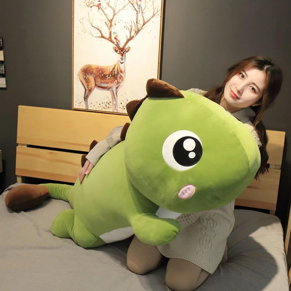 60CM Lange Dinosaurier Plüsch Spielzeug Schöne Weiche Anime Tier Dinosaurier Gefüllte Kawaii Room Decor Puppe Kissen Spielzeug Für Kinder mädchen Geschenke