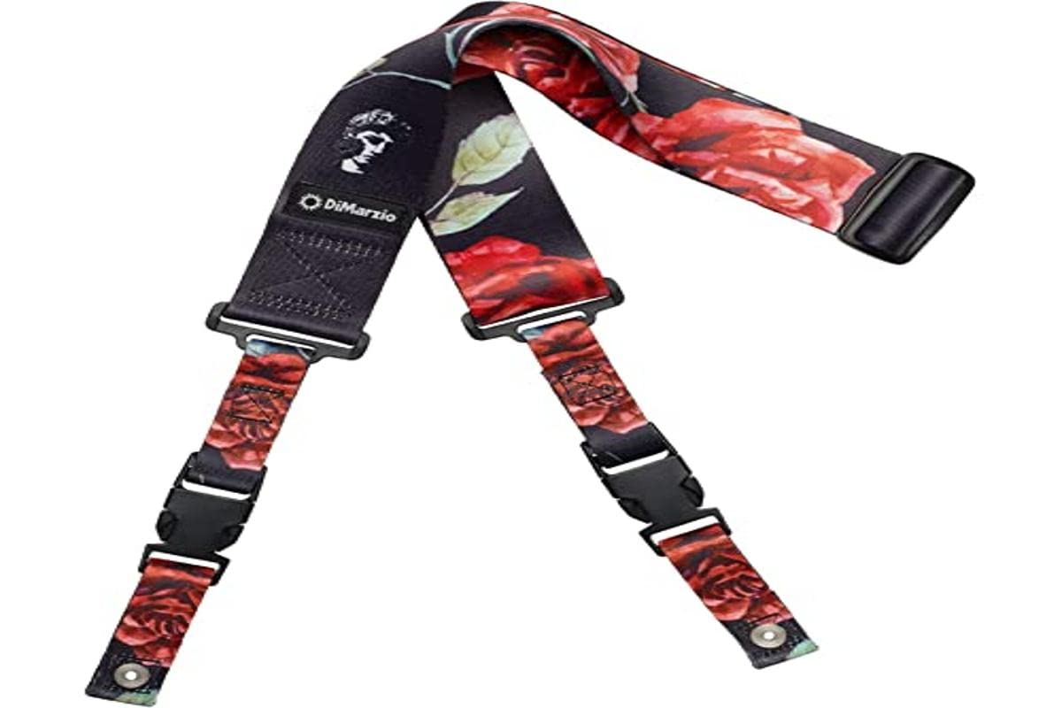 

Ремень для гитары DiMarzio Polyphia Signature Muse DD2246 Floral Black чёрный