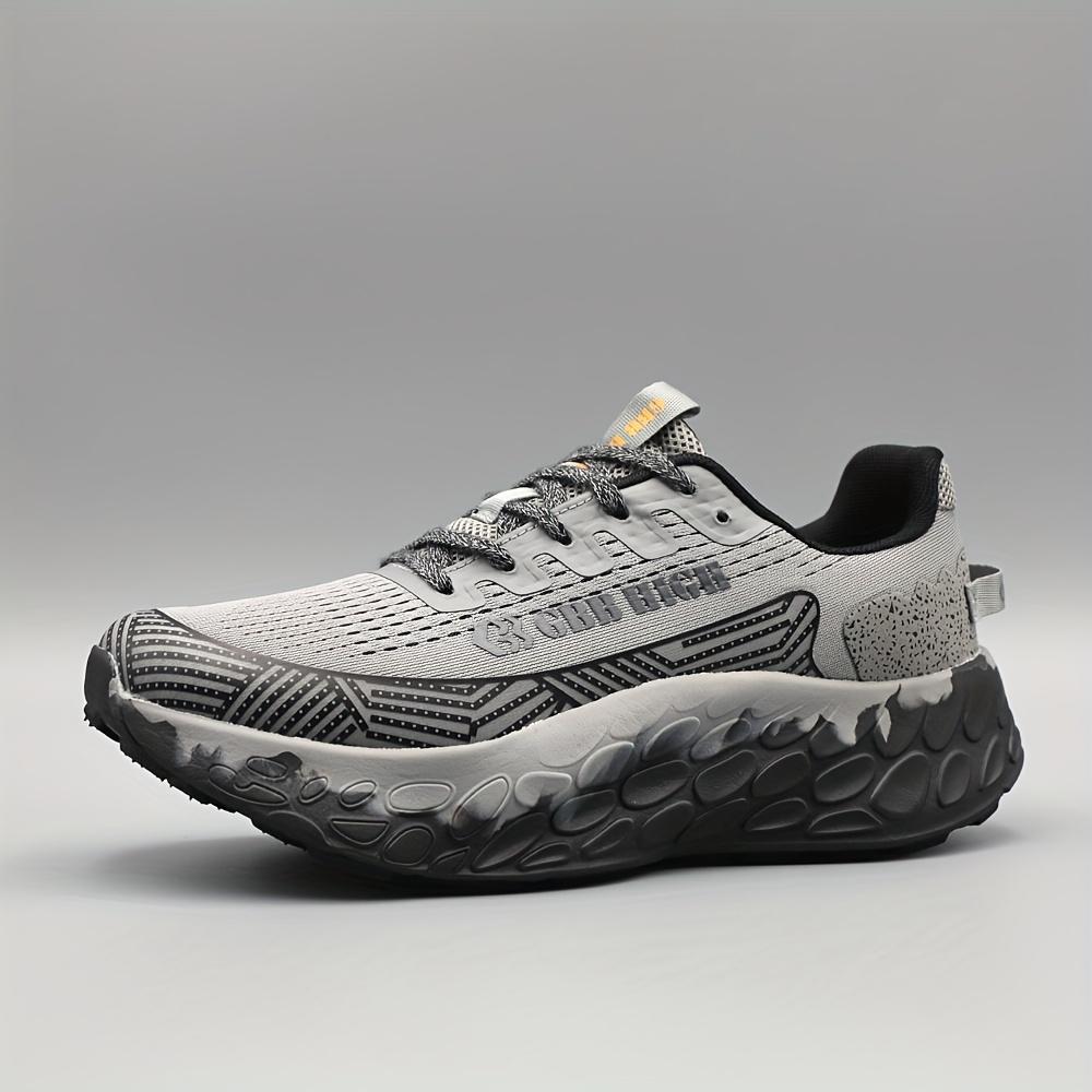 Men's Thick-soled Increased Sports Casual Shoes, Comfortable, Lightweight, Cushioning Outdoor Jogging Shoes, Non-slip Breathable Hiking Shoes