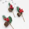 Snowflake Jute Rope & Red Berry Christmas Bouquet DIY Wreath Accessories