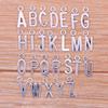 Zinc Alloy Alphabet Charms: 2 Colors, 26 Letter Pendants for Jewelry, Handbag, and Mobile Phone Accessories
