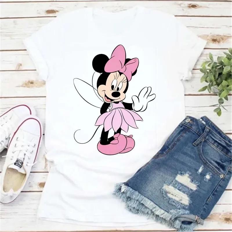 Oversized Unisex T Shirts Cartoon Print Ladies Clothes Cute T Shirts Short Sleeve Tops Y2k Harajuku