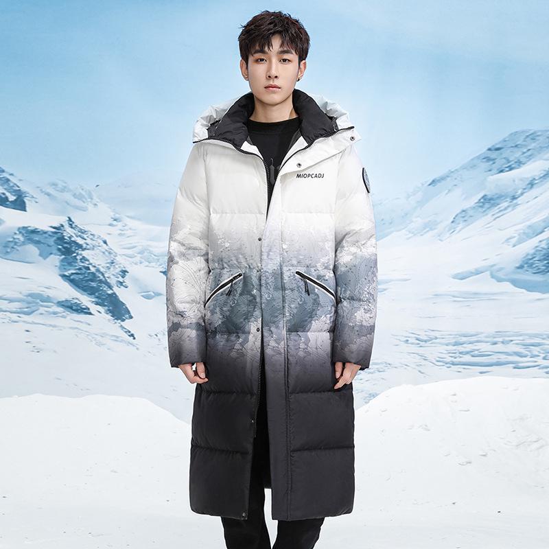 Herren Mittellange Daunenjacke - 2025 Winter Neuer Trend, Dicker Mantel über dem Knie