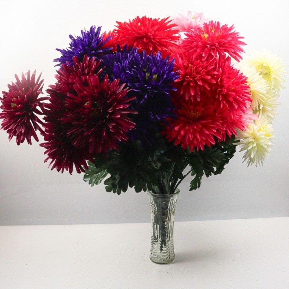 7Head Artificial Flower Silk Flowers Bouquet High Quality Simulation Flowers  Cemetery