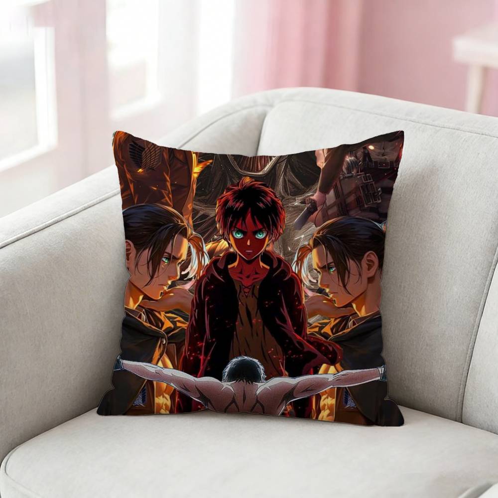 Anime AAttack COOL On Titan Pillow Case for Sofa Living Room Home office Decor Protective Cover