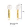 1 Pair Pearl Stud Earrings Hypoallergenic Alloy Earrings Valentines Birthday Anniversary Gifts For Women Girls