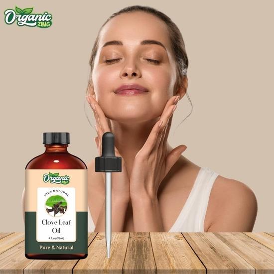 Organic Zing Clove Leaf (Syzygium Aromaticum) Oil | Pure & Natural Essential Oil for Skincare, Hair Care, Aroma & Diffuser - 118ml/3.99fl Oz