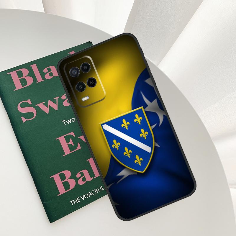 

Bosnia and Herzegovina Flag Case For Oppo A52 A72 A76 A96 A54 A74 A94 A54S A57S A58 A78 A98 A57 A77 A15 A16 A17 Cover OPPO A76