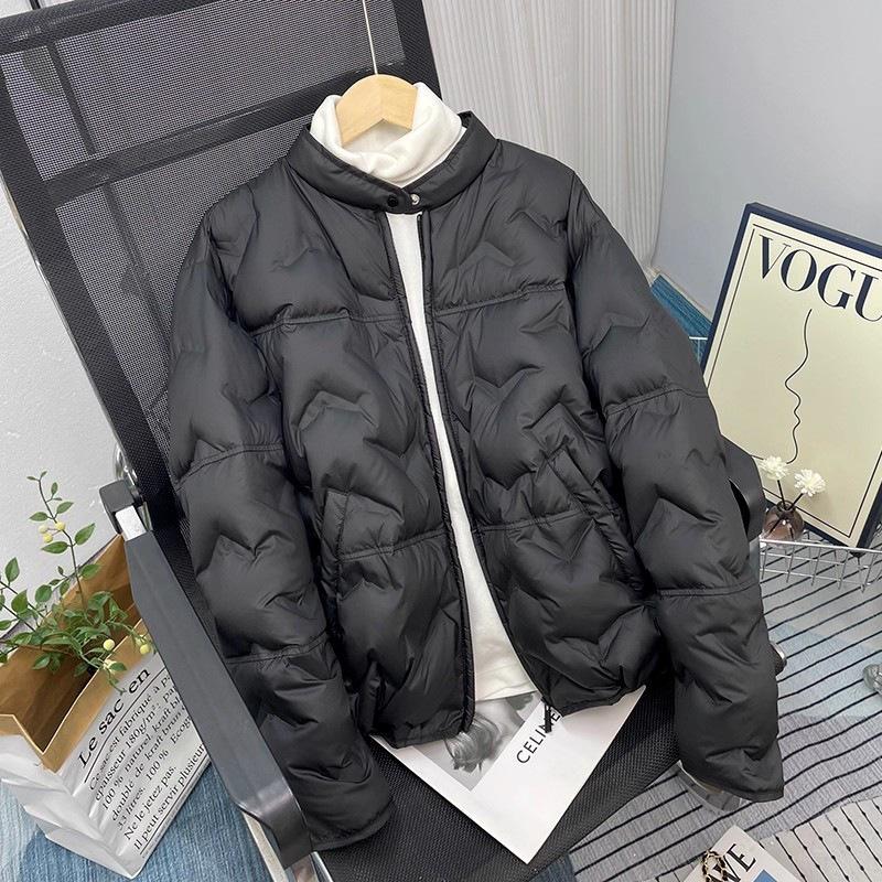 Small pressed down jacket women's stand-up collar light and fashionable white duck down short design sense loose and versatile coat