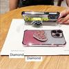 Phone Case for Xiaomi 15 Ultra 14T 13T POCO X7 F7 M7 Redmi Note 14 Pro 14C Glitter Diamond Heart Shockproof Bracket Case Cover