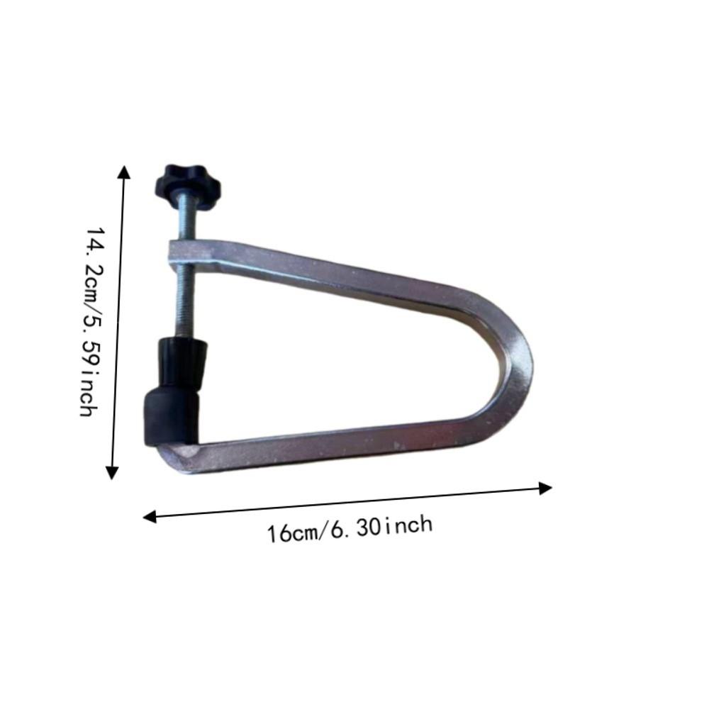 Metal Guitar Bridge Clamp Silver Folk Guitar Repair Tool Sturdy Acoustic Guitar Clamp For Guitar