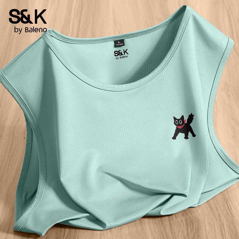 Baleno S&K Series JPB Bowtie Cat Print Unisex Sleeveless Vest