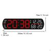 Digital Alarm Clock Desk Clocks Multifunctional Practical Modern LED Display for Table