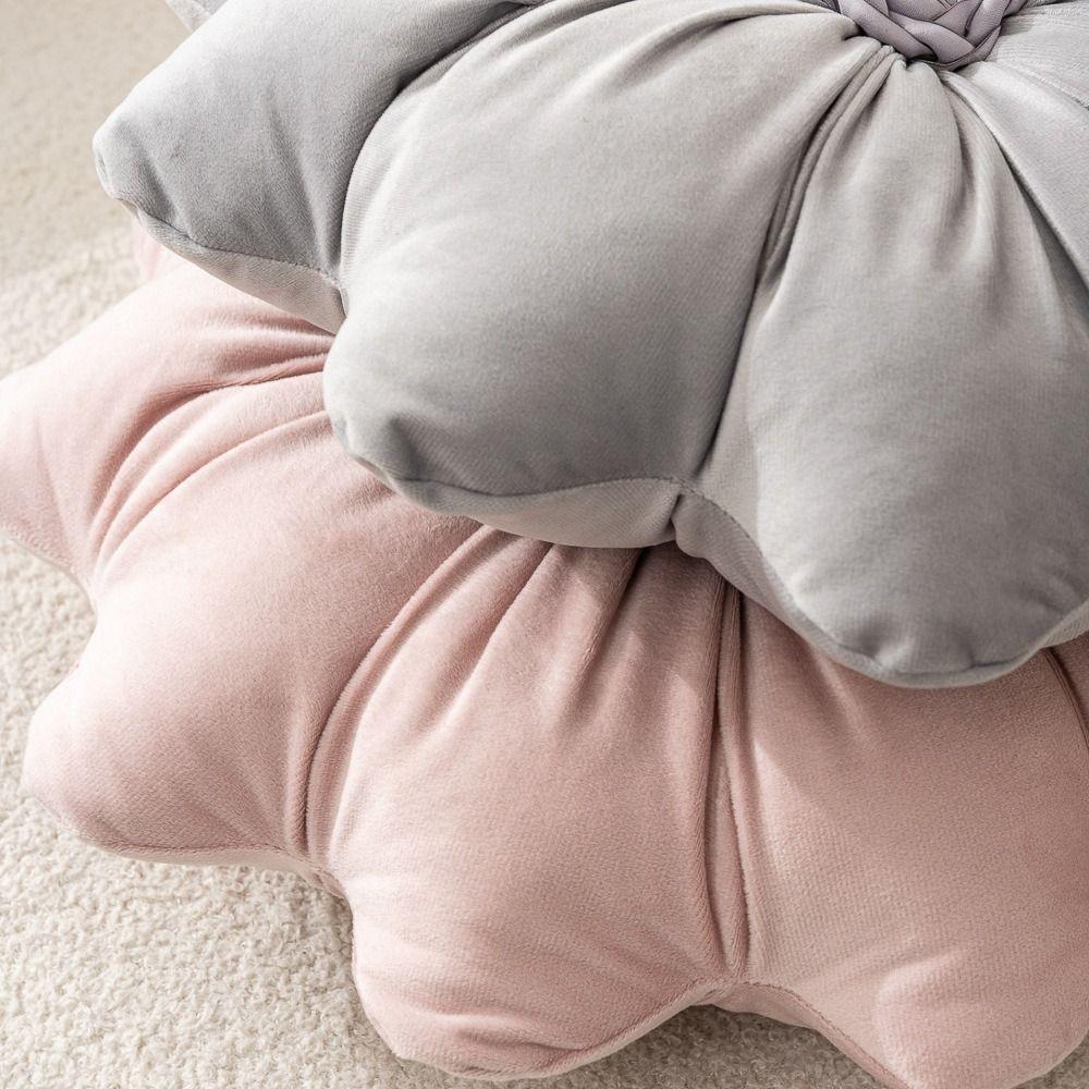 Soft Sunflower Throw Pillow Comfortable Bedroom Pillow Modern Floral Shape Cushion  Couch Accessory