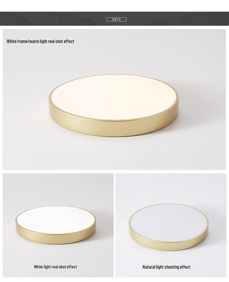 Modern LED Ceiling Lamp: Round Design for Bedroom, Balcony, or Entrance