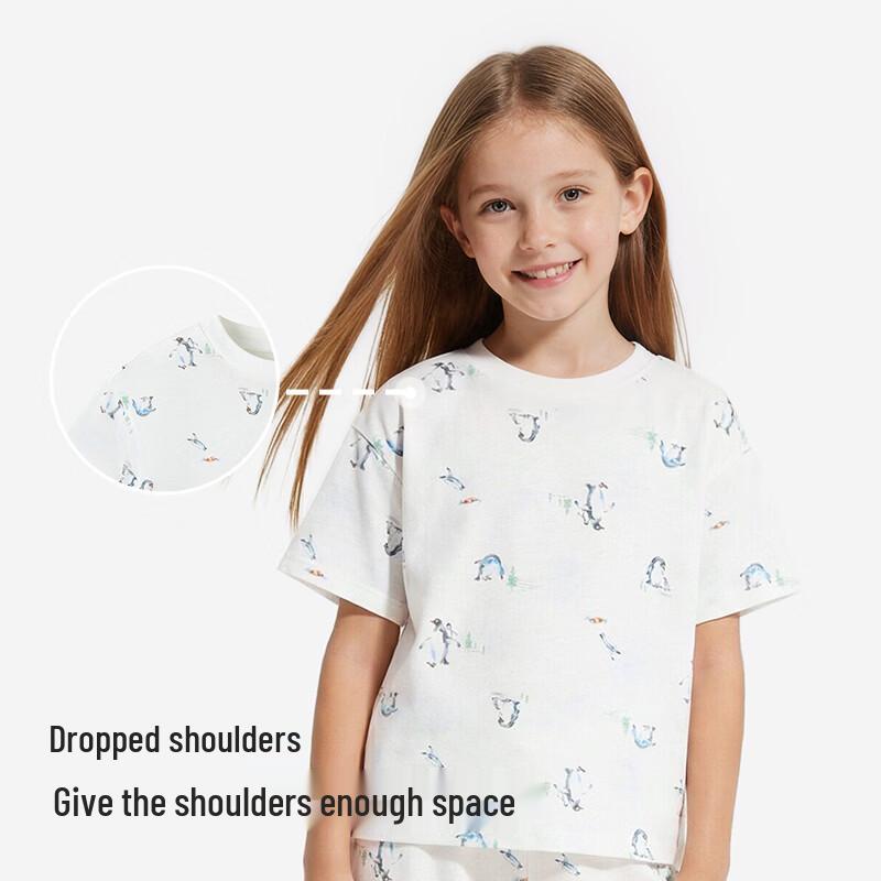 YEEHOO Kids' Breathable Tencel Blend Summer Pajama Set