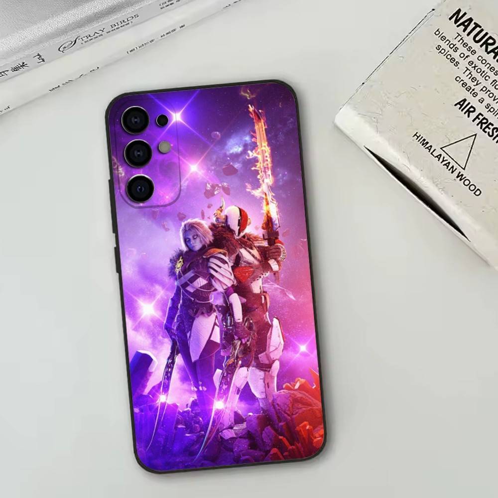 Destiny   Phone Case Black Silicone Soft For Samsung S25,S24,S21,S22,S23,S30,Ultra,S20,Plus,Fe,Lite
