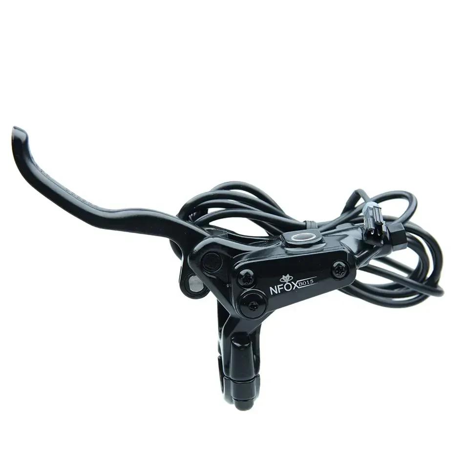 NFOX B015 4-piston Disc Hydraulic Brake E-bike Folding Mountain Bike Bicycle Power Off Black Red 160 180 203 Roto Split Tube New
