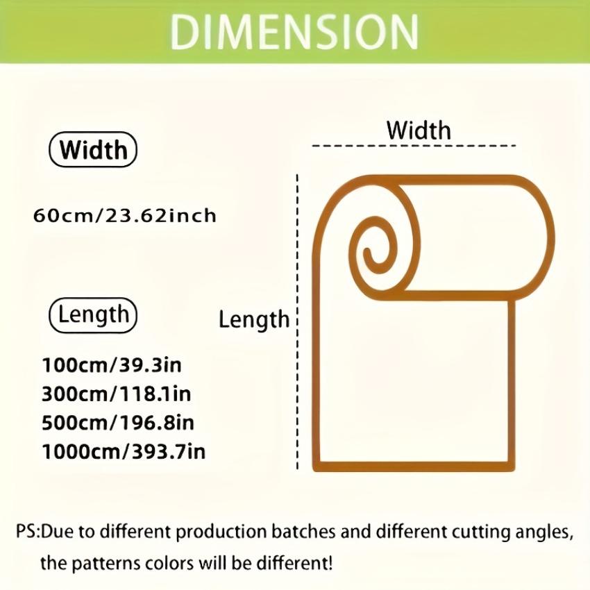 Frosted Vinyl Wallpaper Easy Peel & Stick Waterproof Self-Adhesive Contact Paper Perfect for Furniture Cabinets Decor Stickers