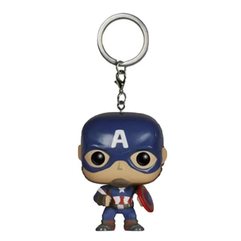 hot Marvel Spider Man Creative Student Keychain Pendant Anime Peripheral Men's Car Keychain Fashion Women' Bag Accessories Lovely Gifts