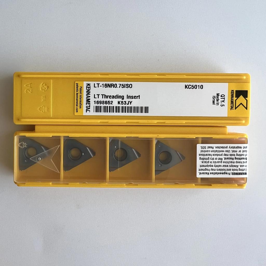 KENNAMETEL / LT-16NR0.75ISO KC5010  / Original Carbide Blade 10 Pcs