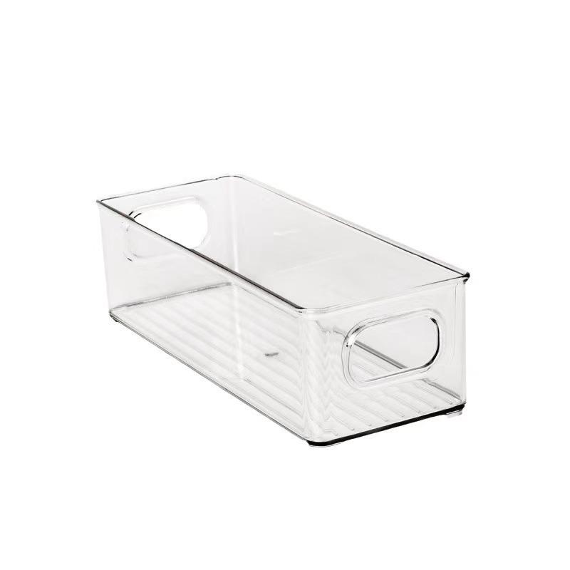Transparent PET Kitchen Refrigerator Drawer Organizer for Food Storage