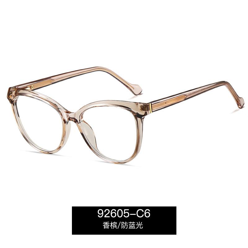 Fashion Ladies Reading Glasses Ultra-Light Spring Hinge Presbyopia Eyeglasses Cat Eye Anti-Blue Light Eyewear For Female