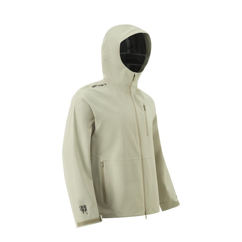 Li Ning CF Su Wan Long Jia Protection Series Waterproof Windproof Outdoor Hiking Hard Shell Jacket Unisex Jacket Lime AEMU049-1