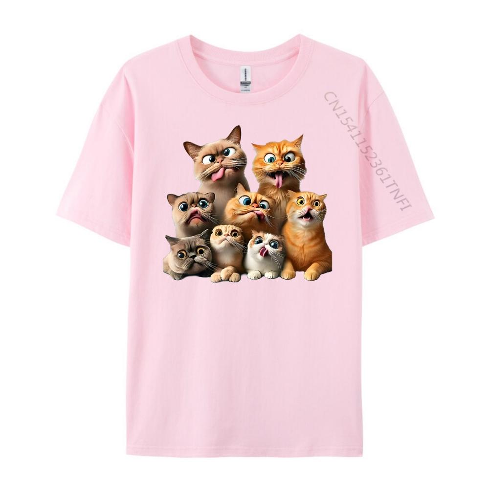 Funny Cat Art Print Free Shippping Clothes Anime Harajuku Grahpic Tee Shirt Cotton Comfort T Shirt Men 4TH of July