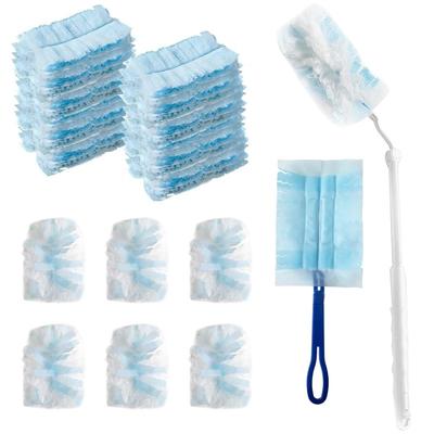 22st engångsdammmagnetstövlarset, fluffiga dammdukar med 1 långt handtag + 1 kort handtag + 20 dammpåfyllningar
