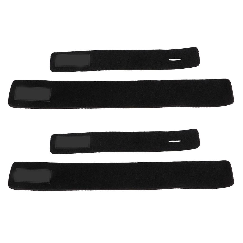 4Pcs Fishing Rod Strap Rubber Elastic Fishing Rod Wrap Pole Straps for Outdoor Fishing
