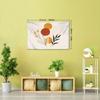 1pc Simple Plant Geometric Pattern Tapestry, Nordic Style Elegant Wall Hanging Bohemian Home Decor for Living Room Bedroom Holiday Gift with Installat