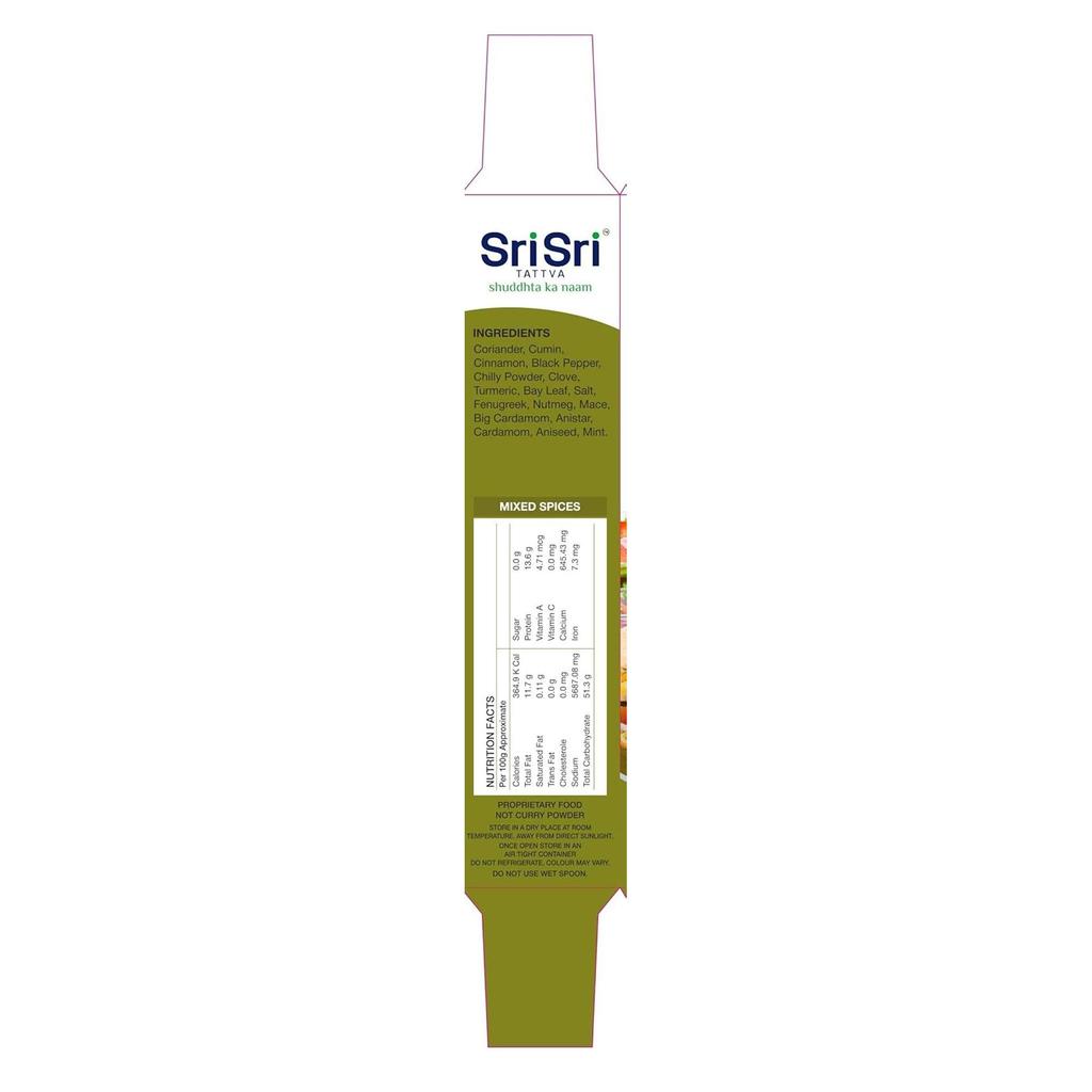 Sri Sri Tattva Biryani Masala Authentic Spice Blend For Rich Homemade Biryani Aroma And Taste Pack Of 2 X 100 g