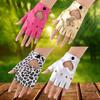 New Women's Bow Rivet Half-Finger Performance Gloves for Nightclub Dance Stage