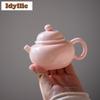 115ml Pink Jade Porcelain Teapot Boutique Tea Infuser Pot Tea Maker Kettle With Filter Chinese Tea Teaset Supplies Decoration