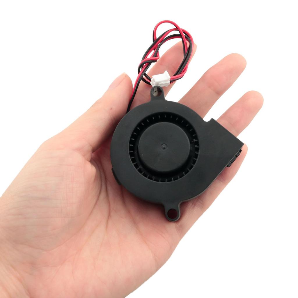 2PCS 5015 DC Turbo Blower 5x5cm 24V Printer Cooling Cooling Fan for Humidifier Cigar Box Aromatherapy Heater Small Appliance Repair Replacement