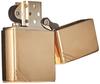 ZIPPO Flat 270 Brass Polished Official Import Lighter, Plain, Top, Series, Finish,