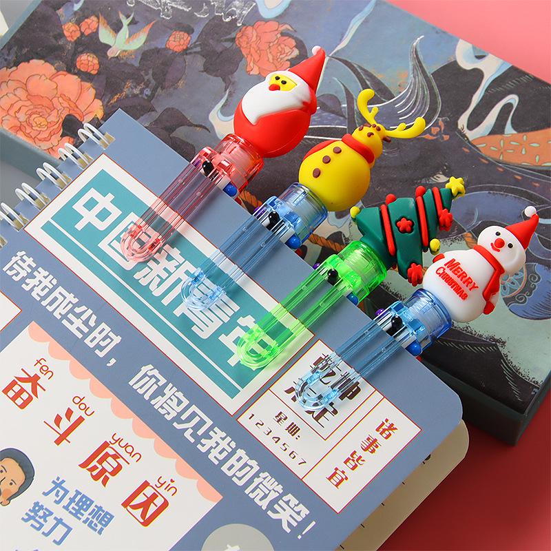 6-Color Ballpoint Pen - Christmas Gift for Students and Kids, Ideal for Doodling, Journaling, Office Stationery
