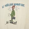 OLD 90s Euro French Military Short sleeve Single stitch T-shirt XL white Men's Used